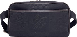 Louis Vuitton Black Canvas Sling Bag (Pre-Owned)
