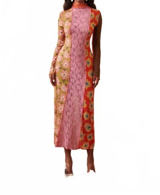 Celia B Care Midi Dress In Multi