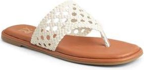New York & Company Phillipa Woven Slide Sandal in White at Nordstrom Rack, Size 6.5