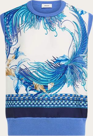 Ferragamo Donna Top in maglia Blu