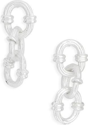 Karine Sultan Maritime Link Drop Earrings in Silver at Nordstrom Rack