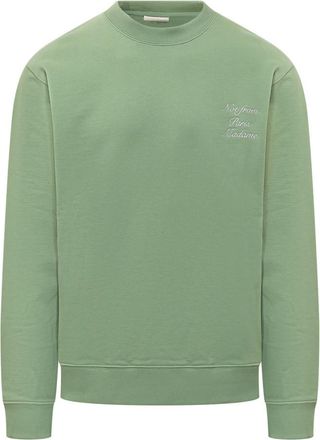 Dr&ocirc;le de Monsieur Green Crew Neck Sweatshirt