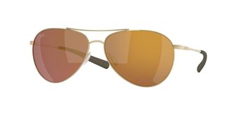 Costa 6S6003 Piper Polarized 600321 Mens Sunglasses Gold Size 58
