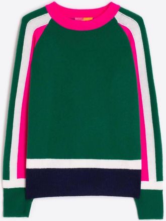 Vilagallo Womens Crewneck Sweater In Multi