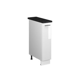 Vicco Mueble De Botica Fame-line, Blanco Alto Brillo/blanco, 20 Cm, Et Antracita, Vicco