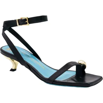 Valentina Rangoni Velia Ankle Strap Sandal in Black at Nordstrom, Size 8.5