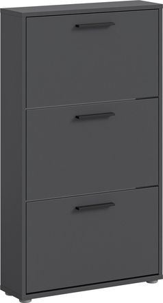 CARRYHOME Schuhkipper, Anthrazit, Kunststoff, 59x103x17 cm, Typenauswahl, stehend, Kleinmöbel