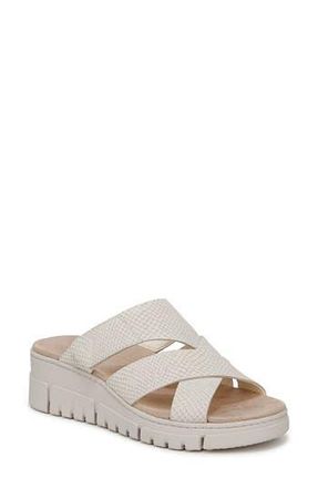 Vionic Uptown Sunset Slide Sandal in Ivory Nubuck at Nordstrom Rack, Size 8.5