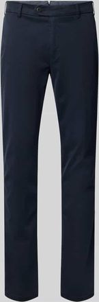 MMX Chino mit Gesäßtaschen Modell Lupus in Marine, Größe 32/32