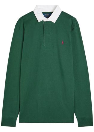 Polo Ralph Lauren Logo-embroidered Cotton Polo Shirt - Dark Green - Xxl