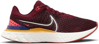 Nike React Infinity Run Flyknit 3 Mens Running Trainers Sneakers Shoes DH5392 (Dark Beetroot/White-University Gold 600) UK8 (EU42.5)