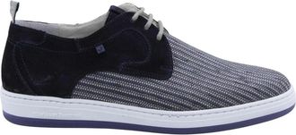 Floris Van Bommel Klassieke Leren Schoen - Heren - Veterschoenen - Blauw - 40 EU - Schoenen
