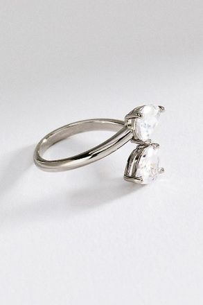 Ettika Crystal Teardrop Wrap Ring