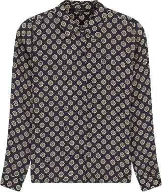 Bugatti Overhemden, Dames, Blauw, XL, Viscose Blouse