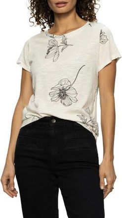 Sanctuary The Perfect T-Shirt in Sketched at Nordstrom Rack, Size Xx-Small