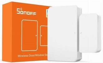 Trade Shop Trade Shop - Sensore Contatto Magnetico Porte Finestre Wifi 433mhz Zigbee Smart Sonoff Snzb-04