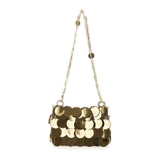 Paco Rabanne Shoulder Bags, female, Yellow, Size: ONE SIZE Rabanne Bags.. Golden