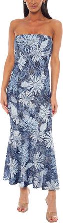 OLEG CASSINI Printed Maxi Dress