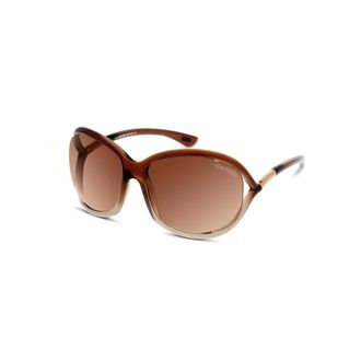 Tom Ford Sunglasses, female, Brown, 61 MM, Jennifer Soft Square Sunglasses