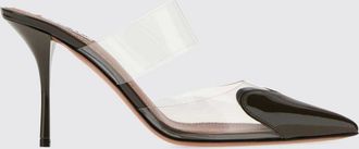 Alaia Le Caur Patent Leather and PVC Mules with High Stiletto Heel