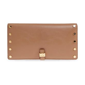 Ganni Wallets & Cardholders, female, Beige, Size: ONE SIZE Studded Wallet
