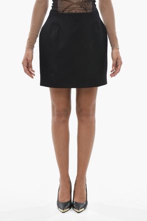Balenciaga Padded Wool Miniskirt Balenciaga