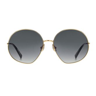 Max Mara Gold MM Gleam I Large Round Sunglasses
