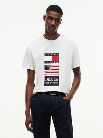 Tommy Hilfiger Camiseta Tommy x U.S. Sail GP Team con logo