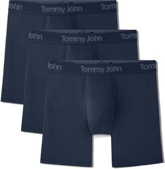 Tommy John 3-Pack Air Cool Mesh Boxer Briefs in Dress Blues at Nordstrom, Size Xx-Large