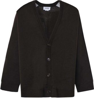 Hed Mayner Oversized V-Neck Cardigan
