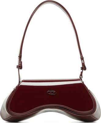 Diesel Borsa a spalla asimmetrica - Rosso