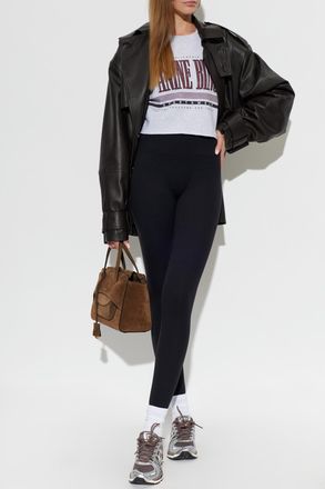 Anine Bing Sporty Sweatshirt, Womens, Grey