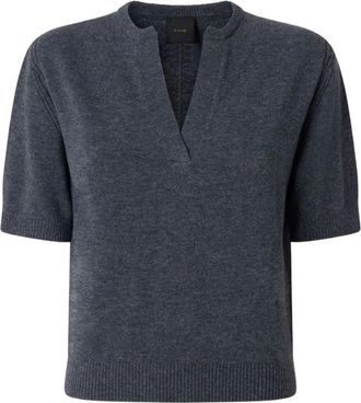 Pinko Pinko, Truien & Vesten, Dames, Grijs, XS, Nylon, Pinko Truien