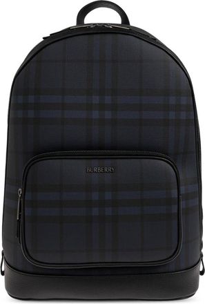 Burberry Logo Rugzak - Heren - Rugzakken - Blauw - ONE Size - Tassen