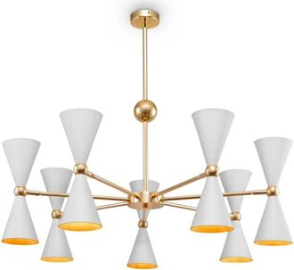 Maytoni Flexible Hängelampe Vesper Weiss/Gold ø 91/ H 81.5 cm