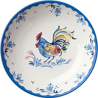 Certified International French Rooster Serving Bowl