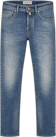 Jacob Cohen Straight Jeans - Heren - Regular Fit Jeans - Blauw - W34 - Katoen - Jeans