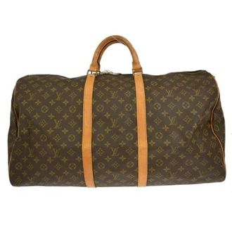 Louis Vuitton Vintage, unisex, Bruin, ONE Size, Pre-owned Weekendtas