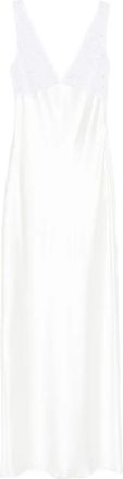 Atu Body Couture Maxi-jurk met V-hals en kant - Wit