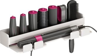 No Brand Accesorios Para Rizador De Pelo De Montaje En Pared, Organizador De Ba&ntilde;o, No Requiere Taladrar