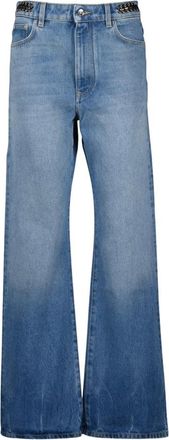 Paco Rabanne Flare Jeans, female, Blue, W26, Denim Signature 1969 Collection