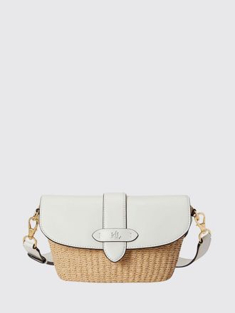 Lauren Ralph Lauren Borsa Lynden in rafia e pelle