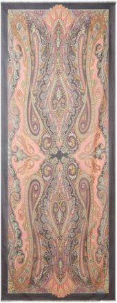 Etro paisley-print silk scarf - women - Silk - One Size - Neutrals
