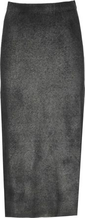 Avant Toi Rokken, Dames, Zwart, M, Split Midi Rok