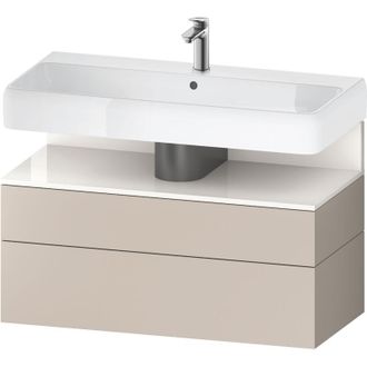 Duravit Duravit Qatego Mueble Bajo Lavabo, 1 Extra&iacute;ble Y 1 Caj&oacute;n