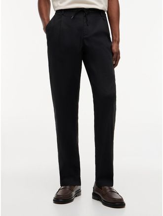 Tommy Hilfiger Mens Relaxed Tapered Tech Pant - Black - 31W x 30L