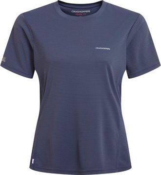 Craghoppers Nosilife Solarshield+ S/S T-Shirt T-Shirt f&uuml;r Damen | blau
