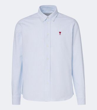 Ami Camicia Ami de Coeur in cotone a righe