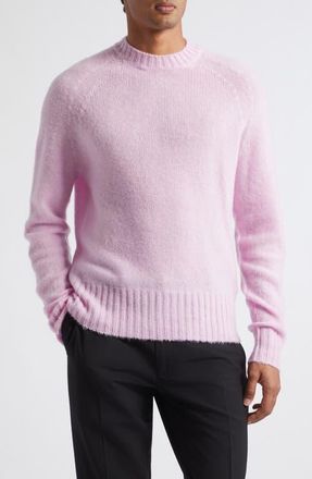 Tom Ford Brushed Cashmere Seamless Crewneck Sweater in Pah Light Rose at Nordstrom, Size Xx-Large