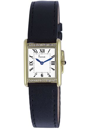 Freelook Womens : LADIES QA WHITE DIAL ROMAN & ARABIC NUMERAL BLACK Watch Leather - One Size